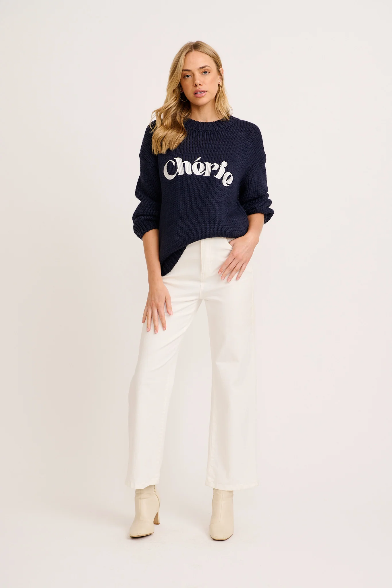 Cherie Knit in Navy - Image 4