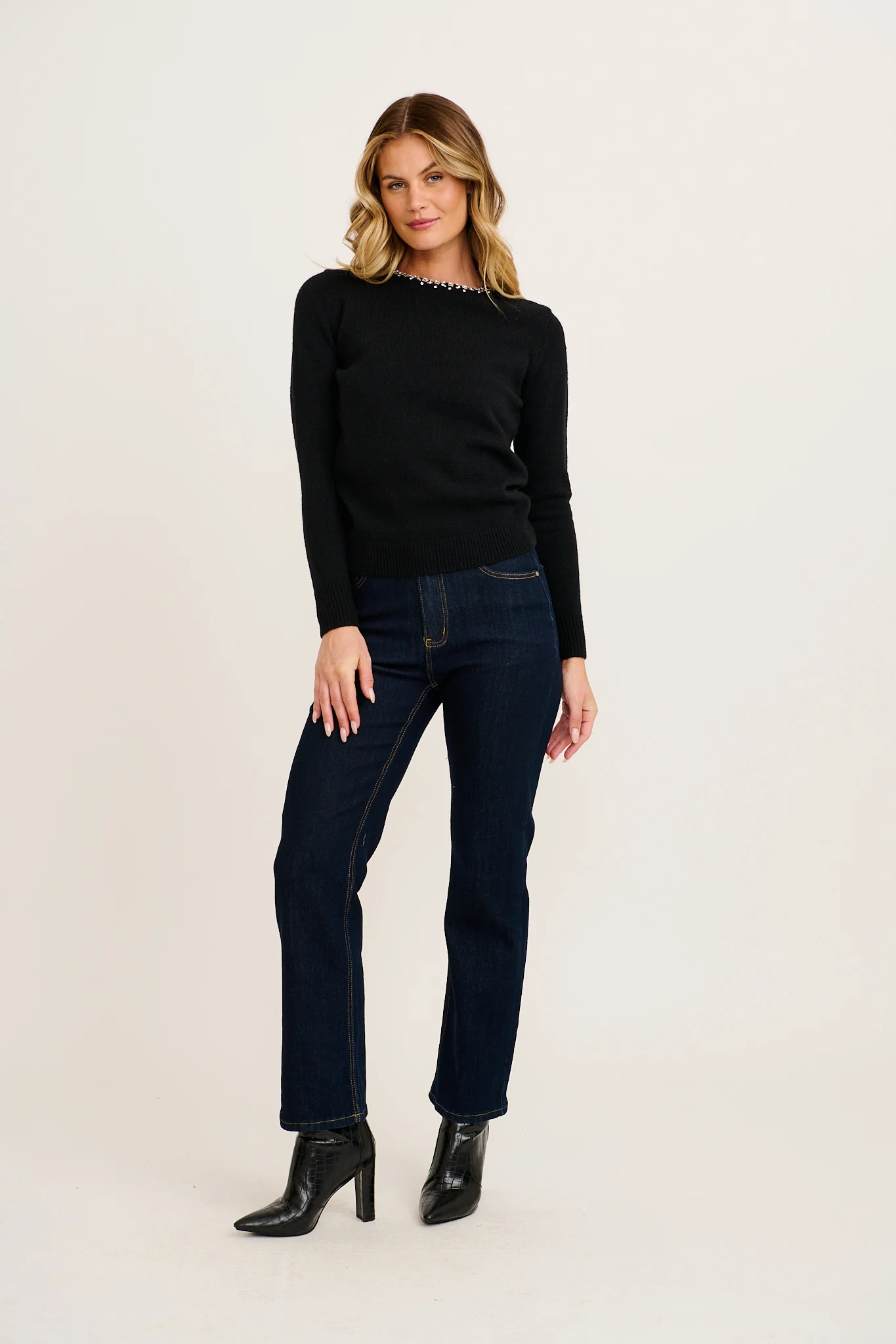 Gemshine Jewel Knit in Black - Image 4