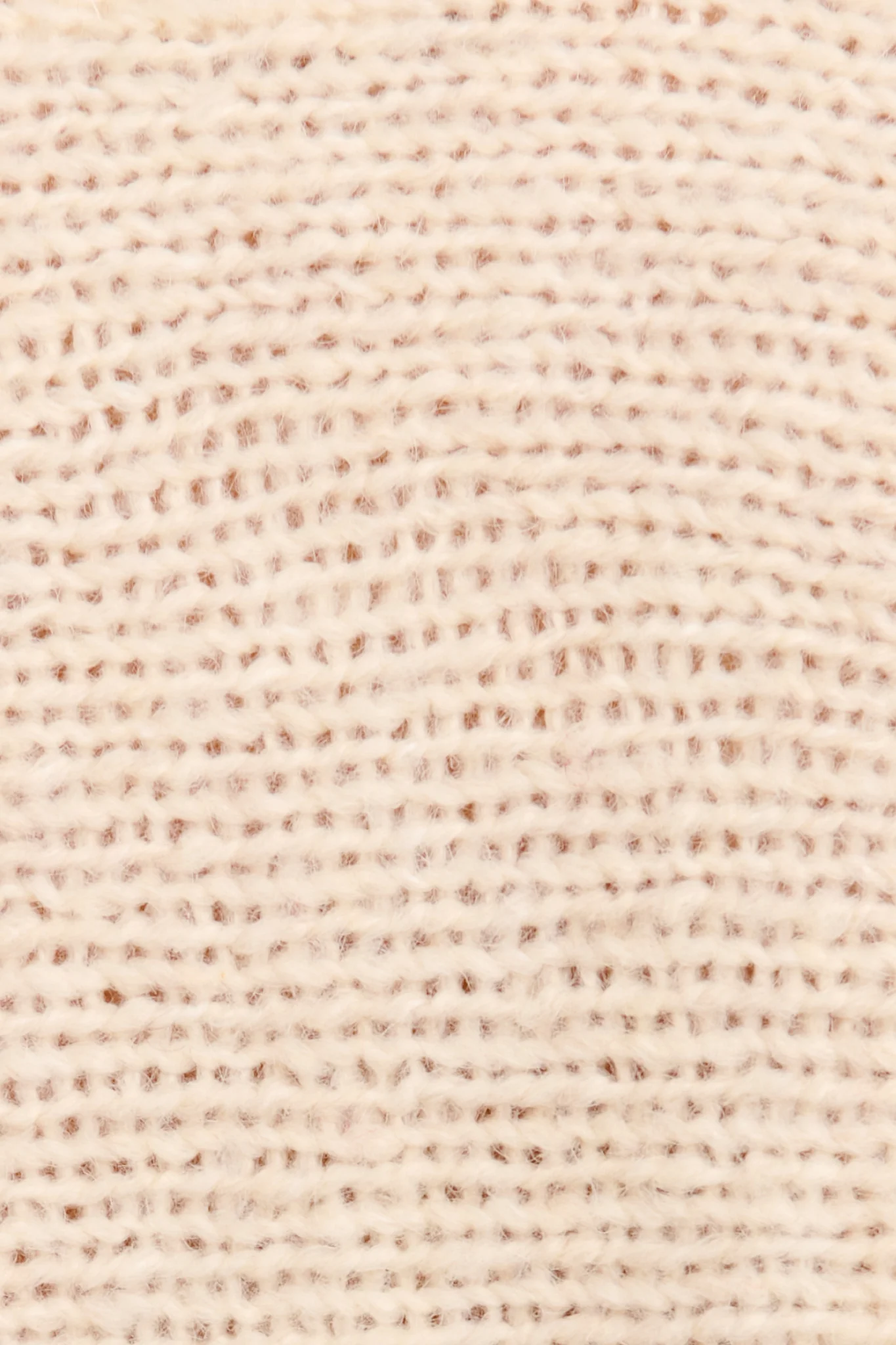 Soft as a Dream Knit Cardigan in Oatmeal And Pink Wool Blend - Image 6