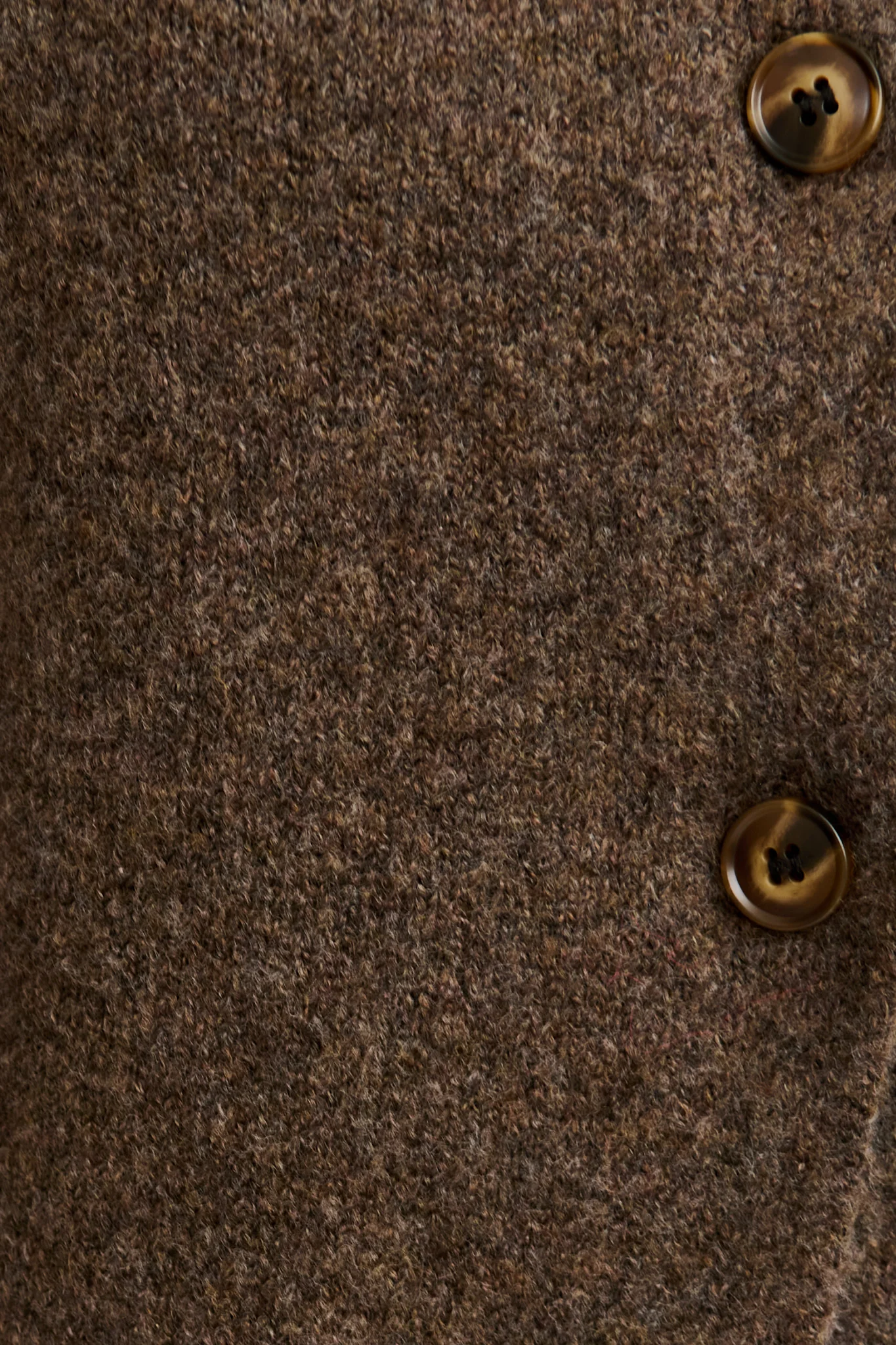 Timeless Comfort Knit Cardigan in Chocolate Wool Blend - Image 6